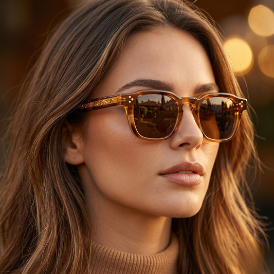 Valen Retro Shades Leopard 2