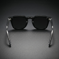 Valen Retro Shades Black - Back Rear
