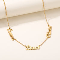 Gold | studio three name necklace