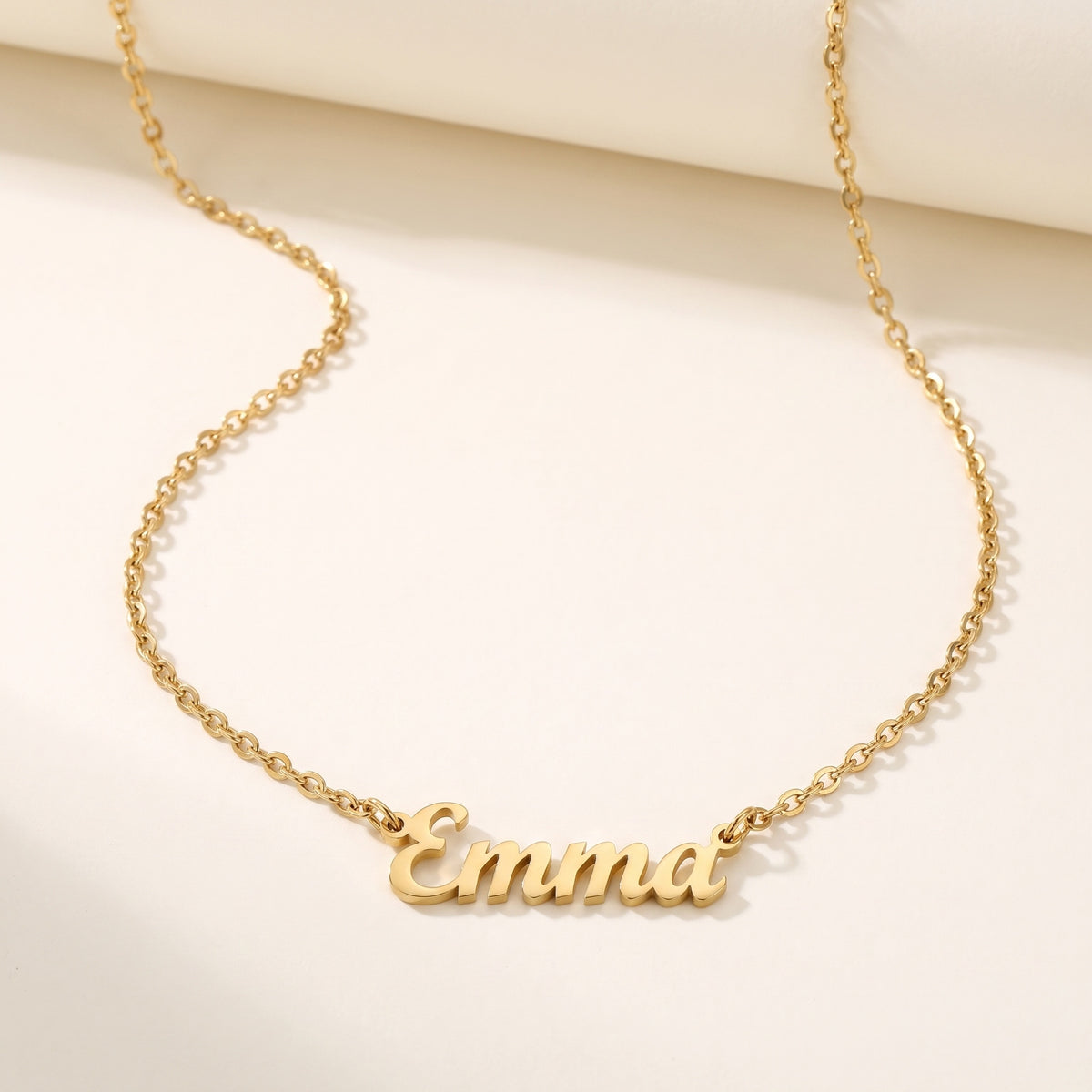 Gold | studio one name necklace