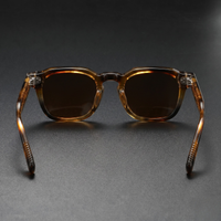 Valen Retro Shades New Leopard - Back Rear