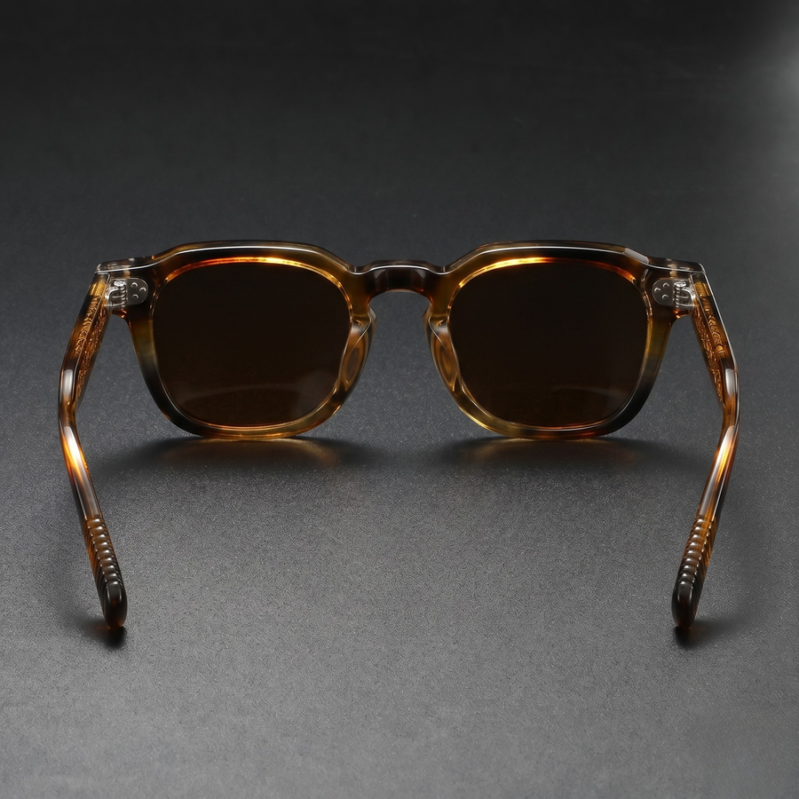 Valen Retro Shades New Leopard - Back Rear