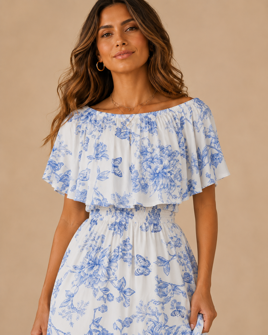 Blue Toile
