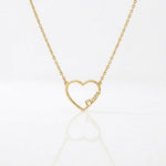 Personalized Love Necklace — dainty necklace, view 4