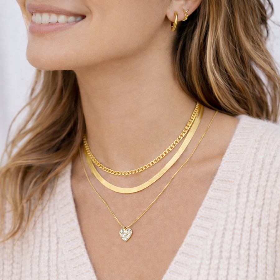 Seraphina Necklace — dainty necklace, view 5