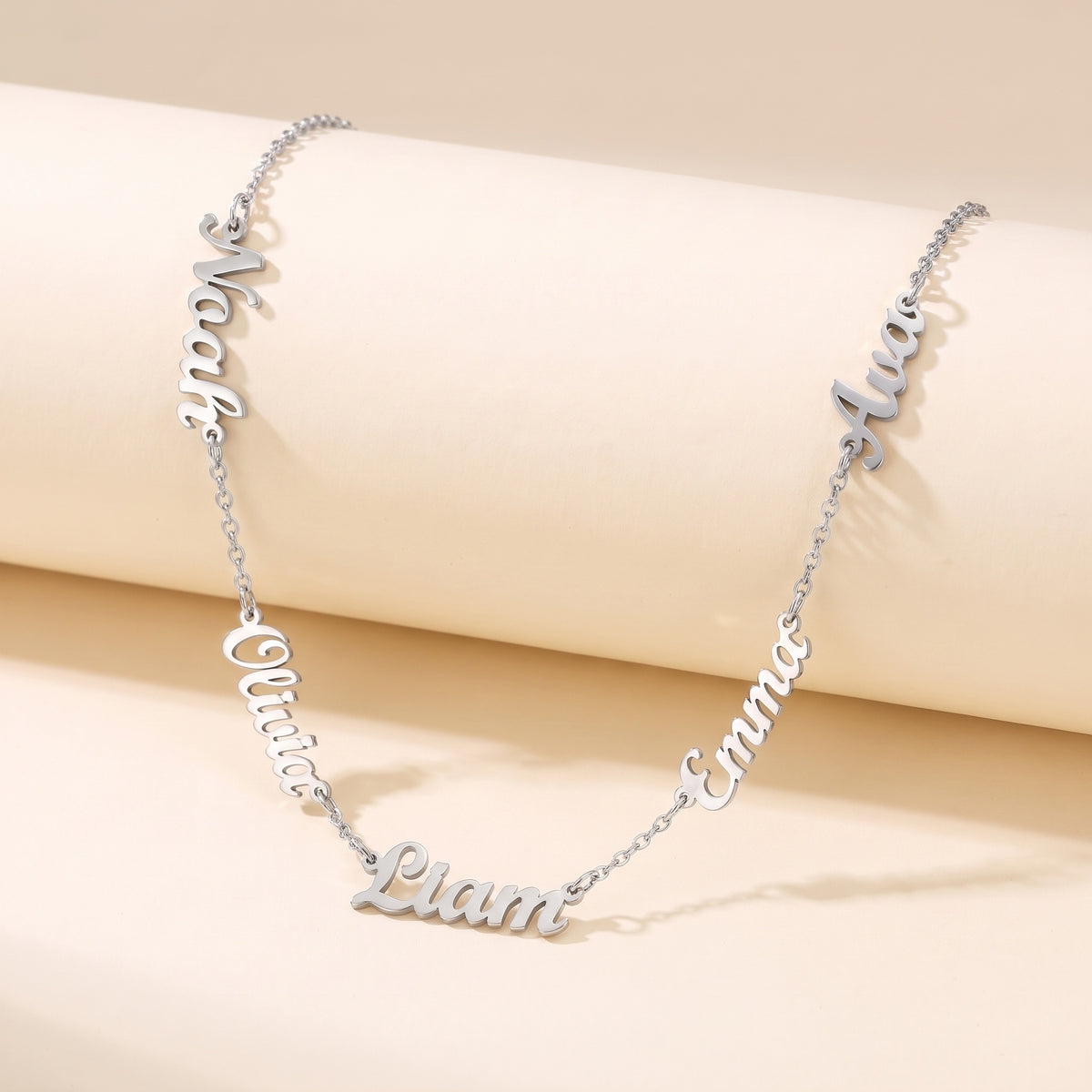 Silver | studio five name necklace