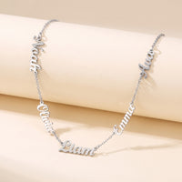Silver | studio five name necklace