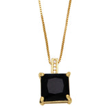 Solara Gem Necklace — dainty necklace, view 9