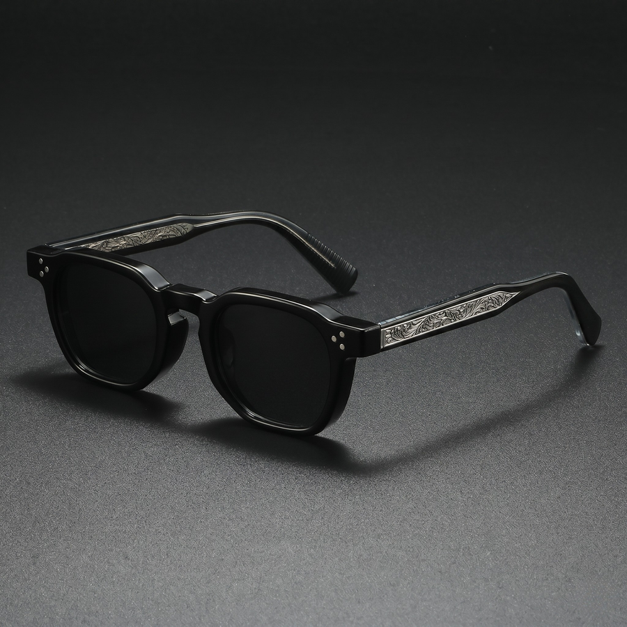 Valen Retro Shades Black - Hero