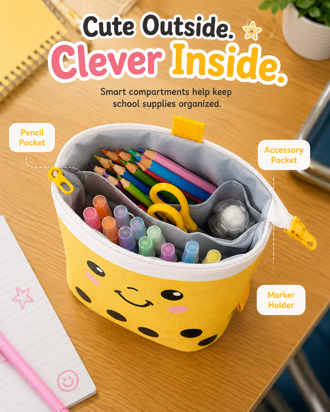 Cute outside, clever inside