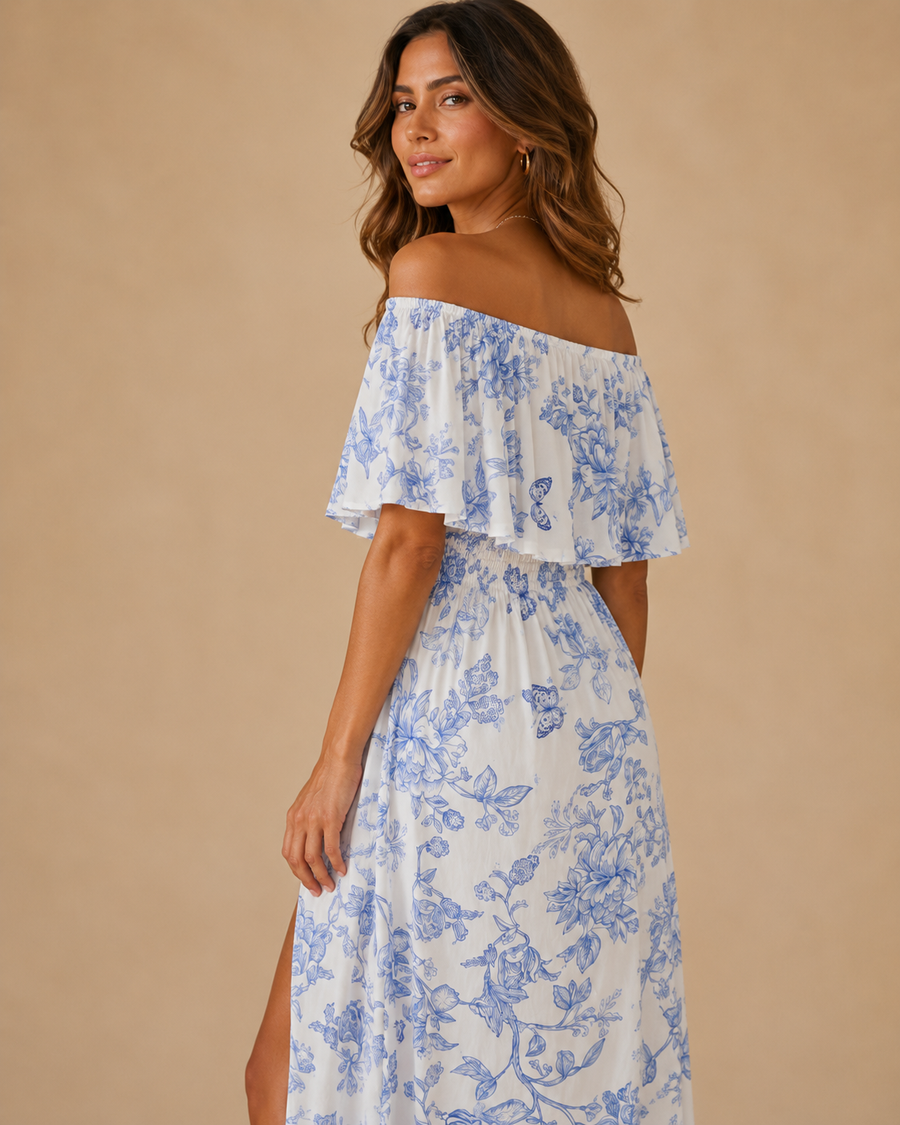 Blue Toile