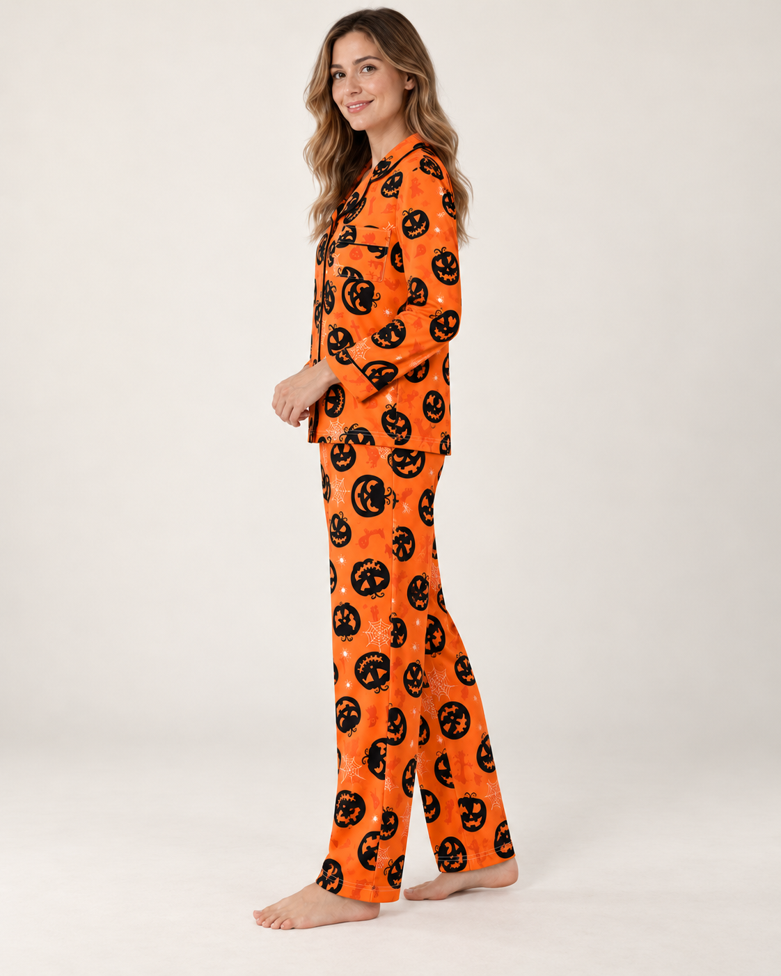 Side profile pant drape