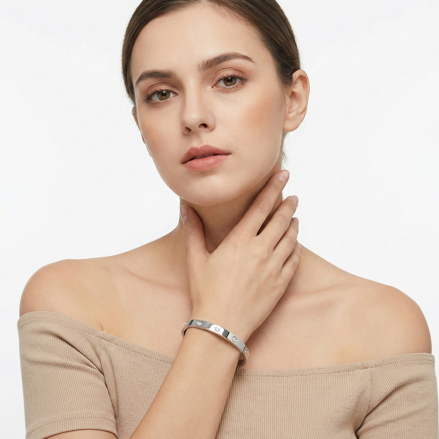 Charm Bracelet — dainty bracelet, view 8