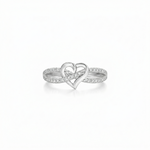 Infinity Heart Ring — dainty ring