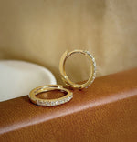 Eterna Hoops — gold hoop earrings