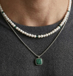 Monaco Pendant — dainty necklace, view 3