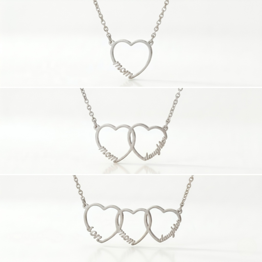 Personalized Love Necklace — dainty necklace, view 9