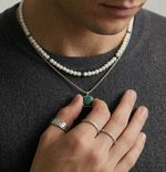 Monaco Pendant — dainty necklace, view 2