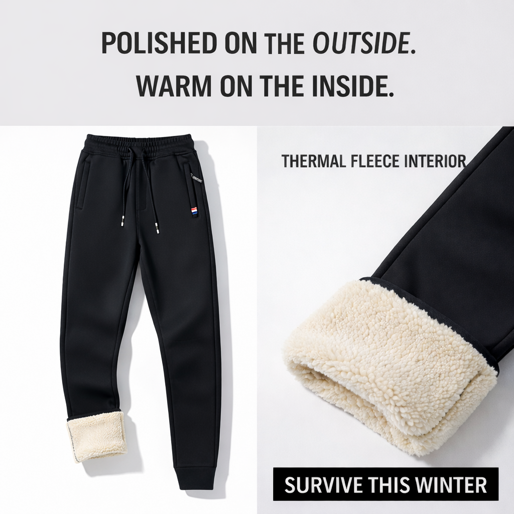 UltraWarm Thermal Sweatpants — cozy thermal loungewear, view 4