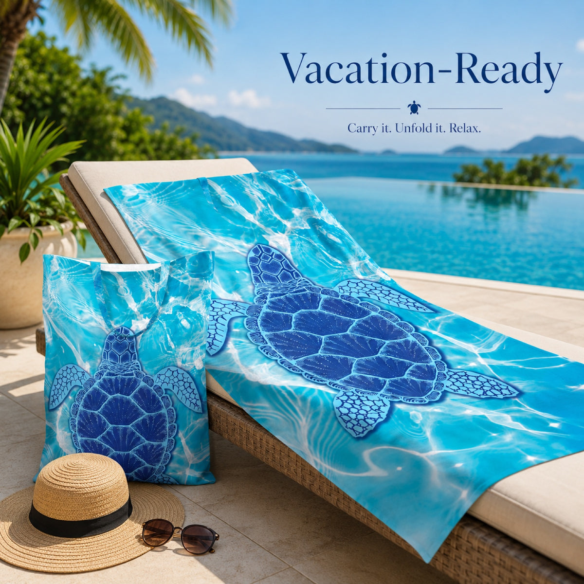AQUA | Vacation ready poolside lounger