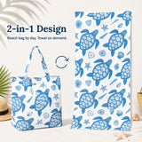 COASTAL | 2-in-1 design bag converts to towel