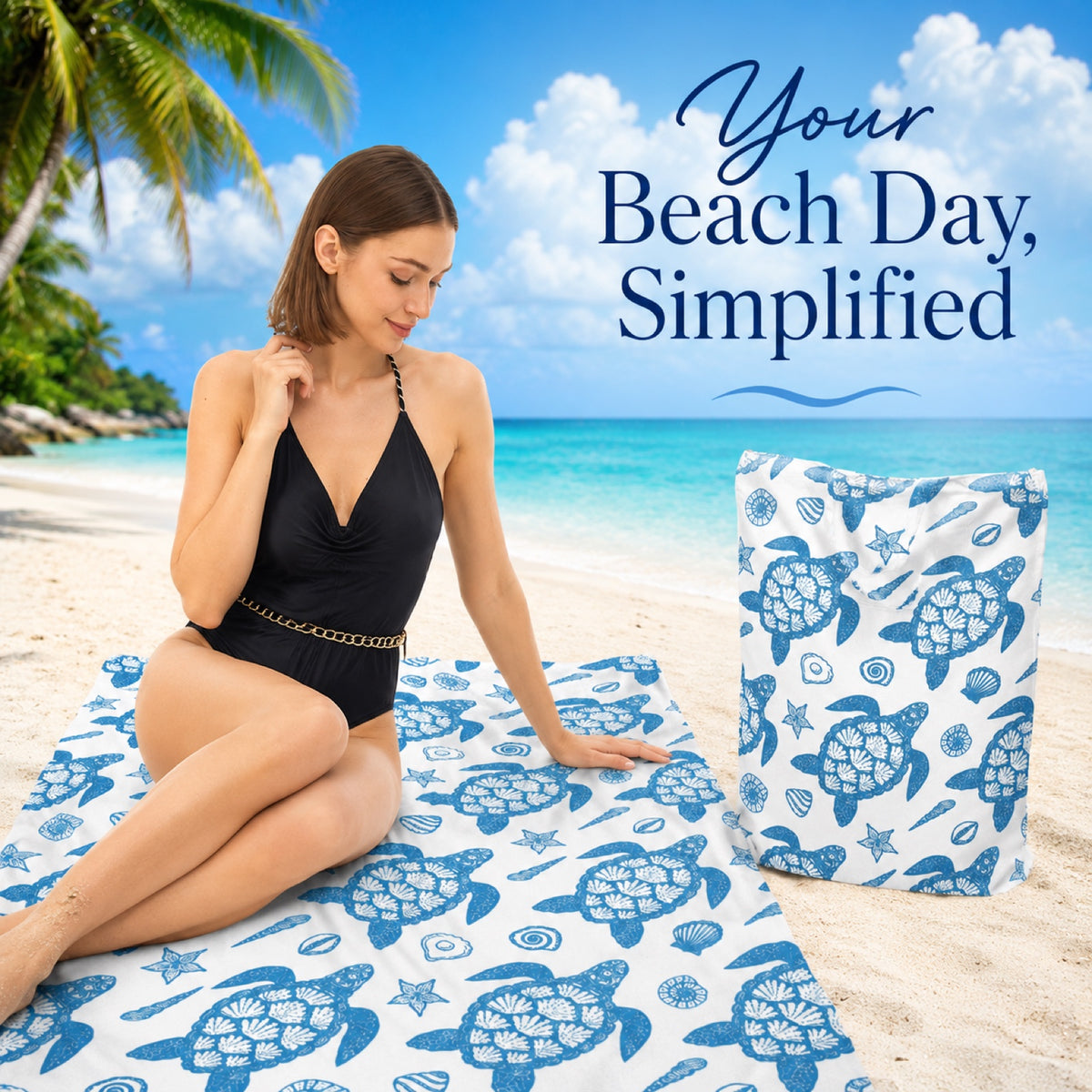 COASTAL | Beach day with the Coastal Turtle set