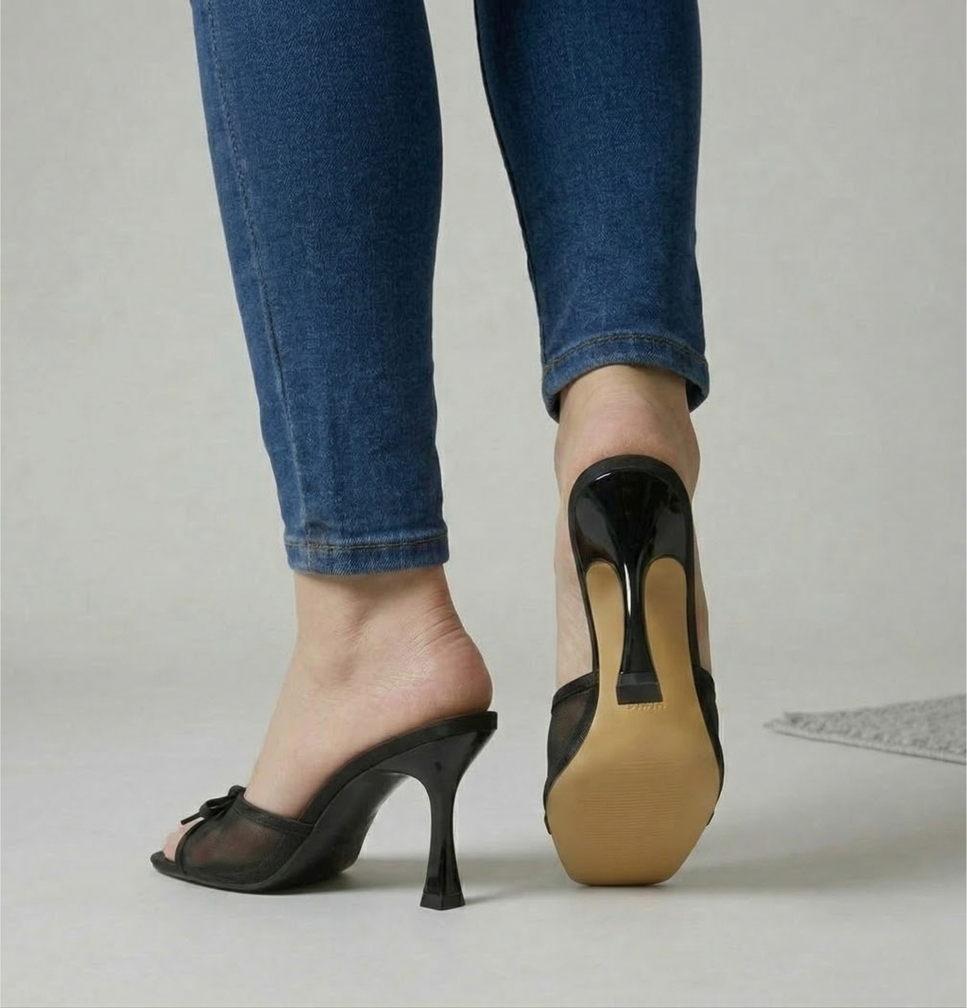Bella Bow Heels — cushioned slip-on shoes, view 5