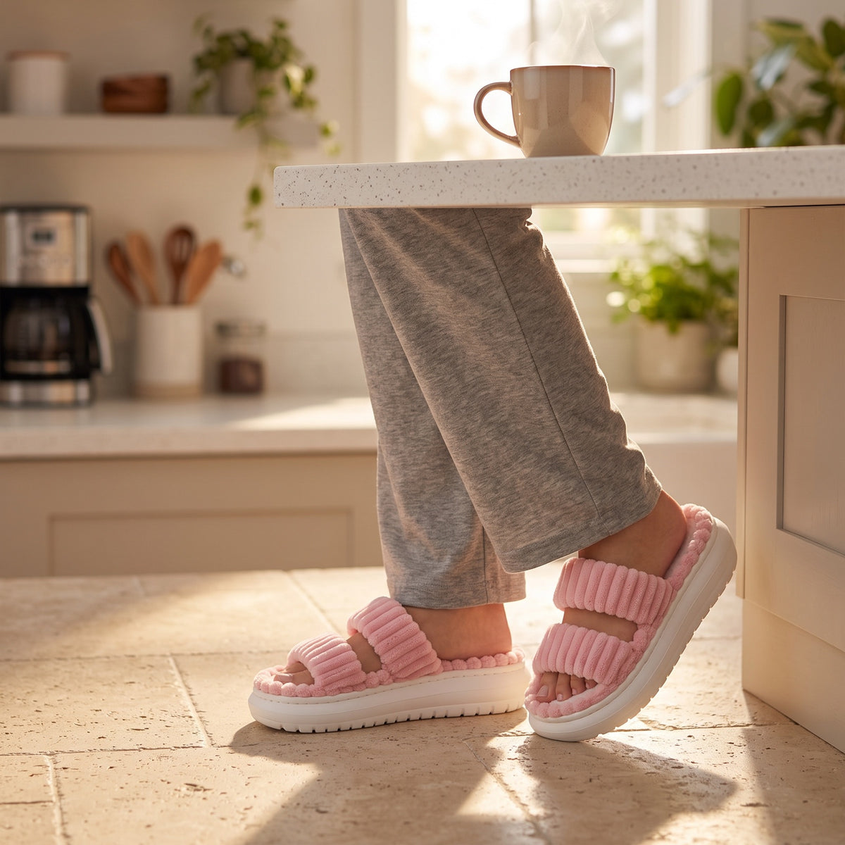 Pink | kitchen morning