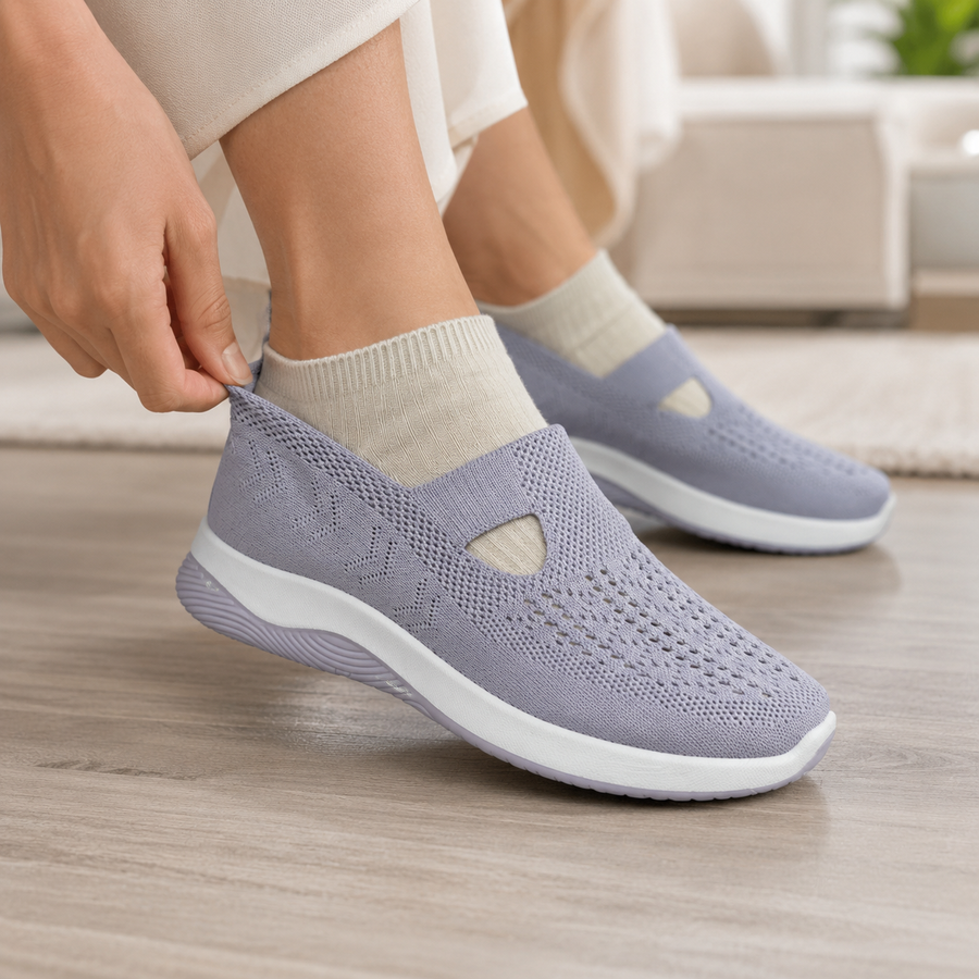 CloudEase Slip-Ons - Grey