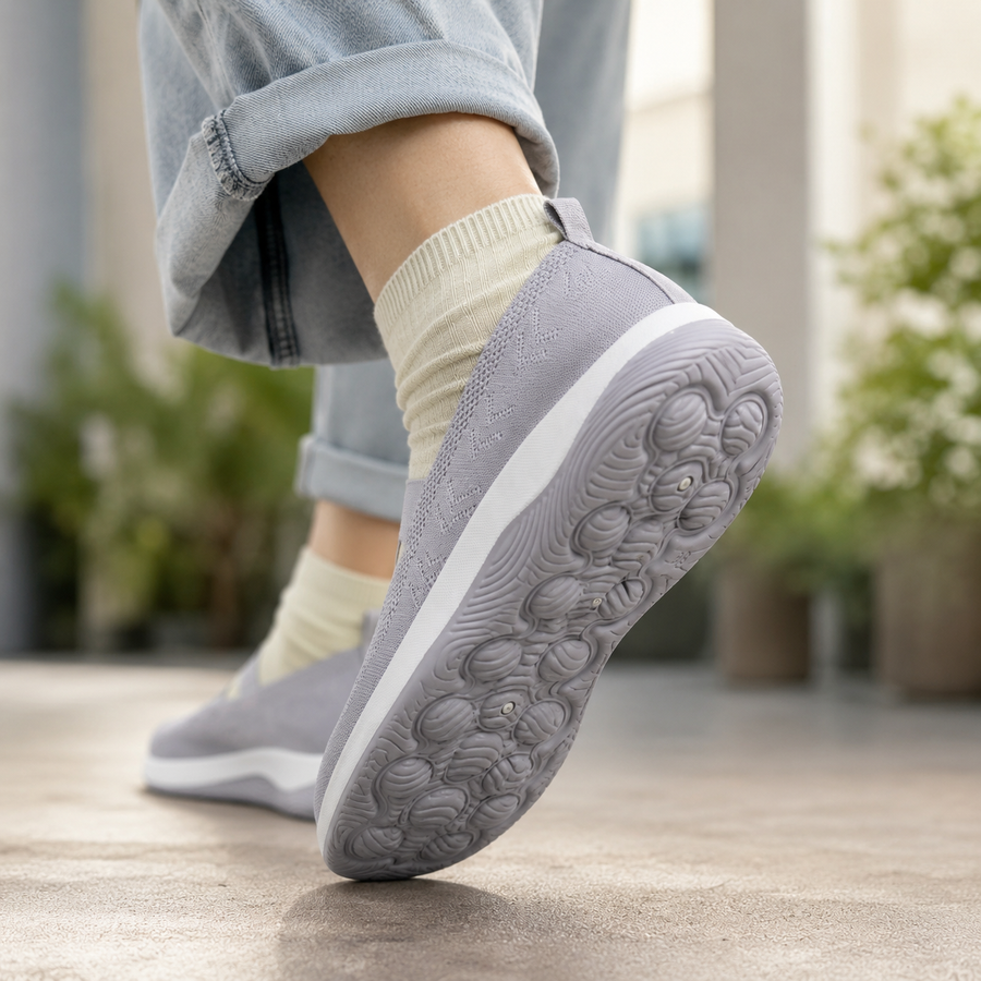 CloudEase Slip-Ons - Grey