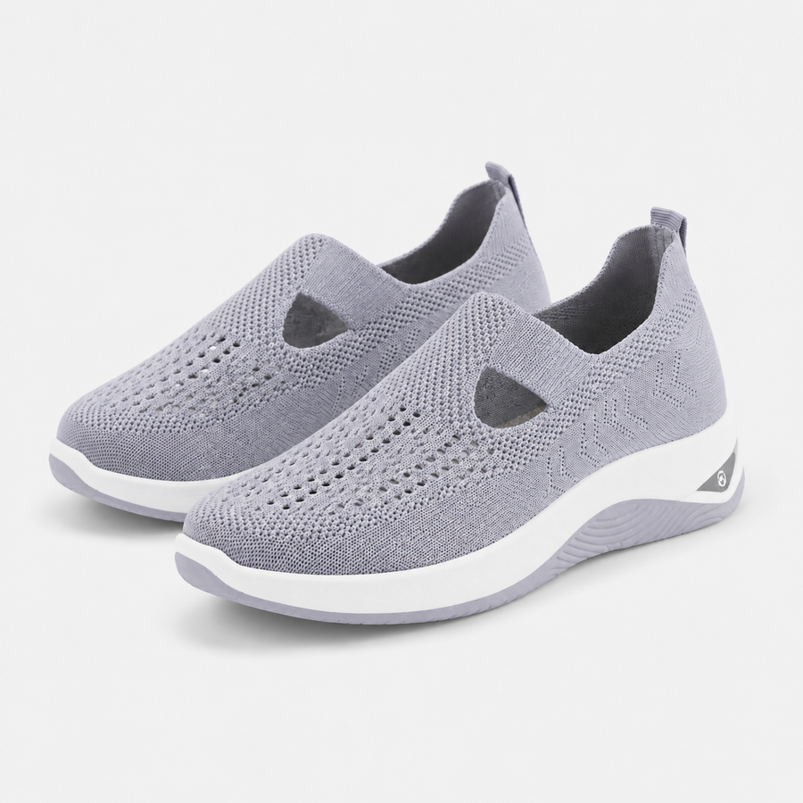 CloudEase Slip-Ons - Grey