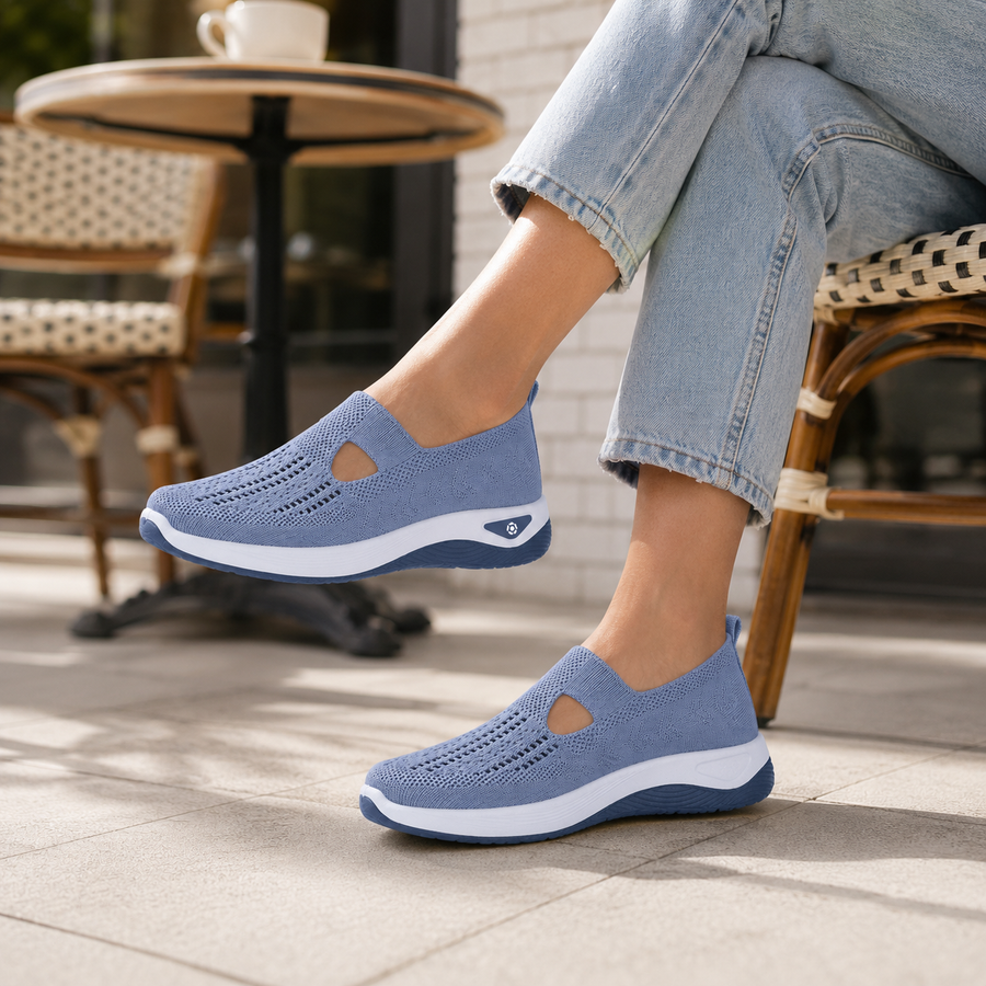 CloudEase Slip-Ons - Sky Blue