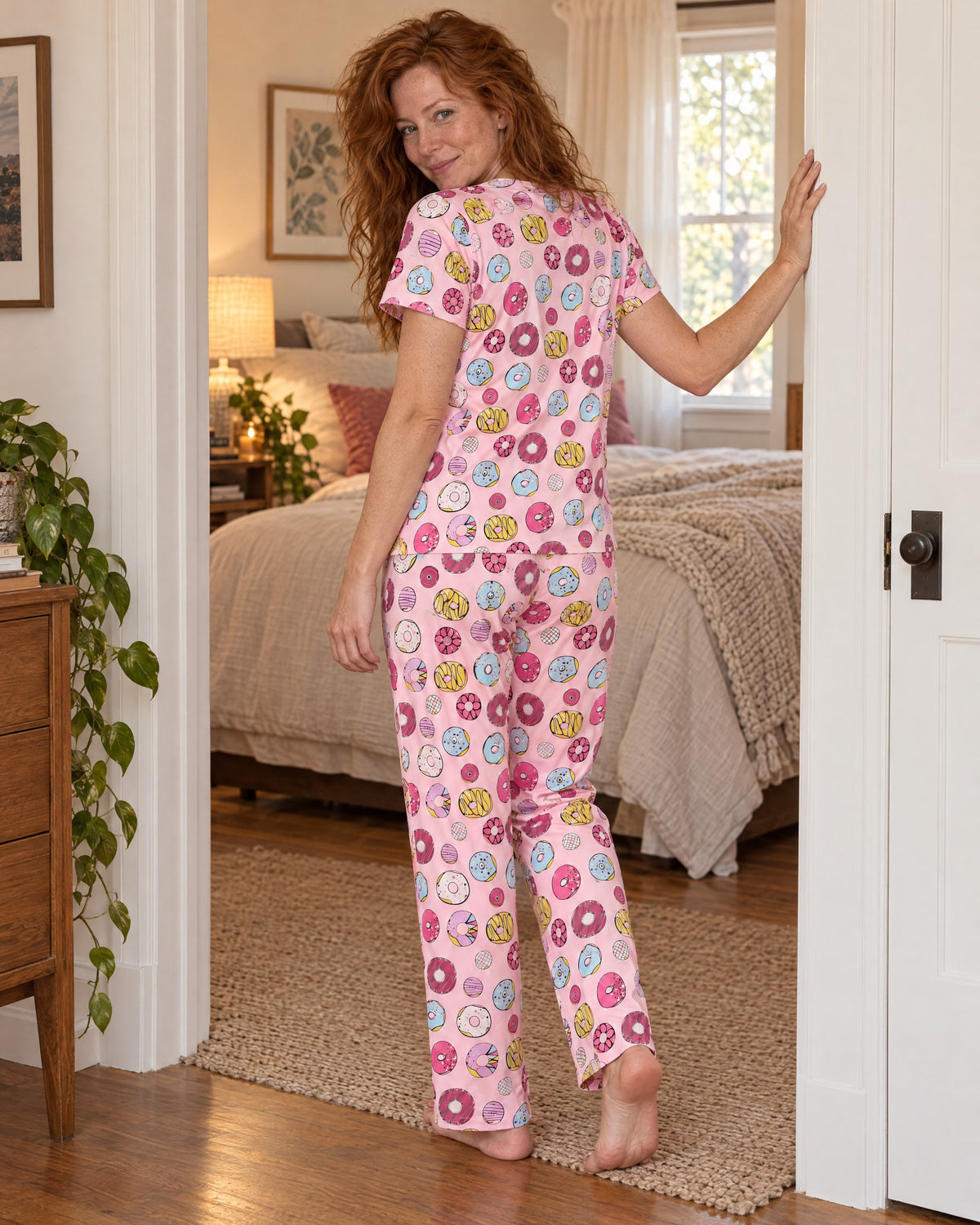 Donut Delight Pajama Set — back view