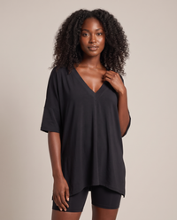 DreamFlow V-Neck Lounge Set - Black 5