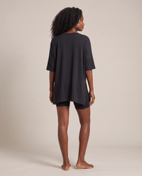 DreamFlow V-Neck Lounge Set - Black 6