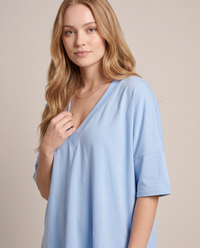 DreamFlow V-Neck Lounge Set - Moon Blue 5