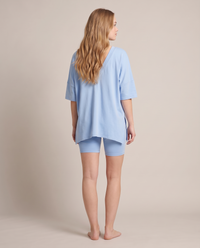 DreamFlow V-Neck Lounge Set - Moon Blue 6