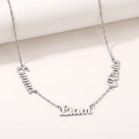 Silver | studio three name necklace