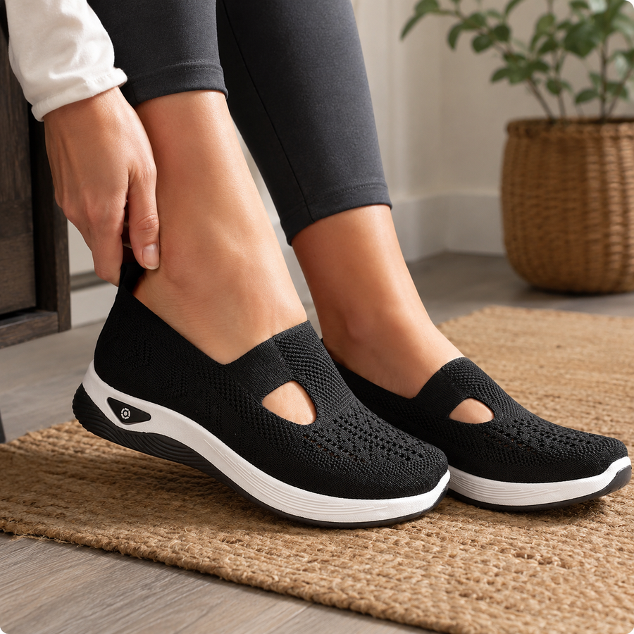 CloudEase Slip-Ons - Black