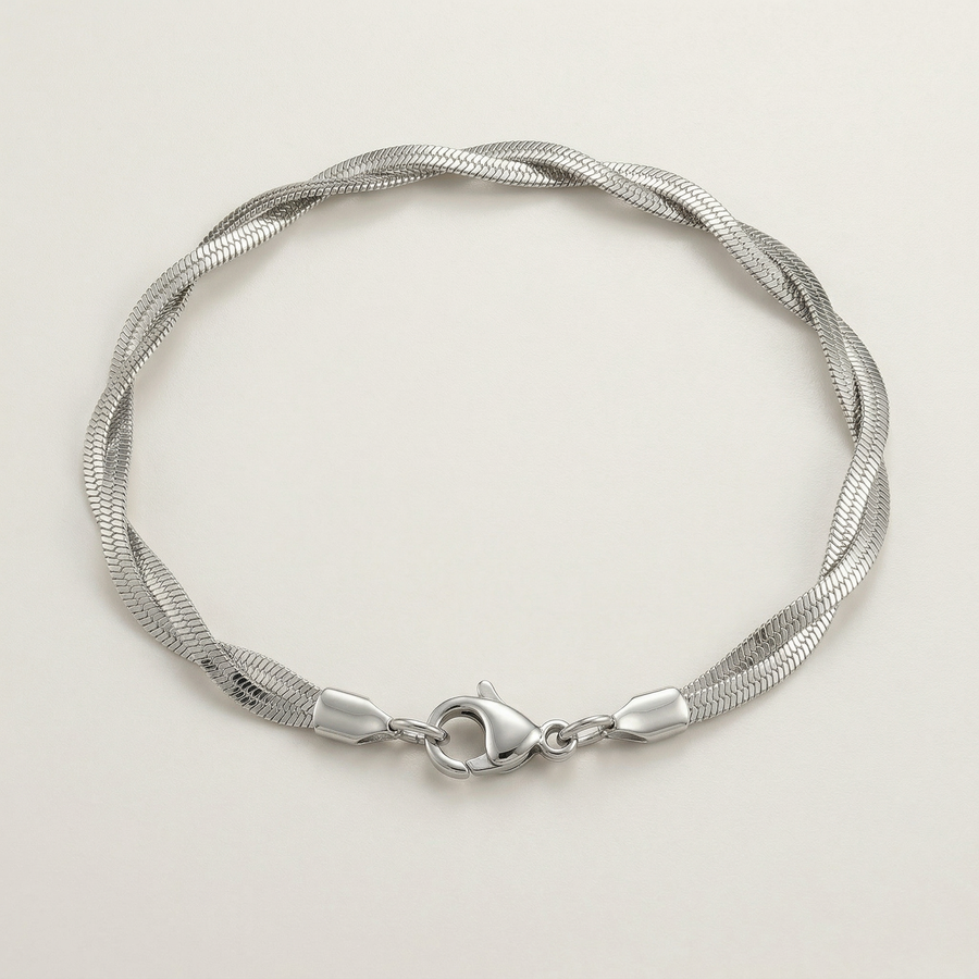 Atlas Steel Bracelet — dainty bracelet