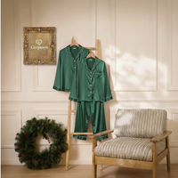Luna Luxe Couple Set - Dark Green