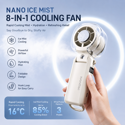 ALL| Arctic Mist Cooling Fan nano ice mist 8-in-1 hero