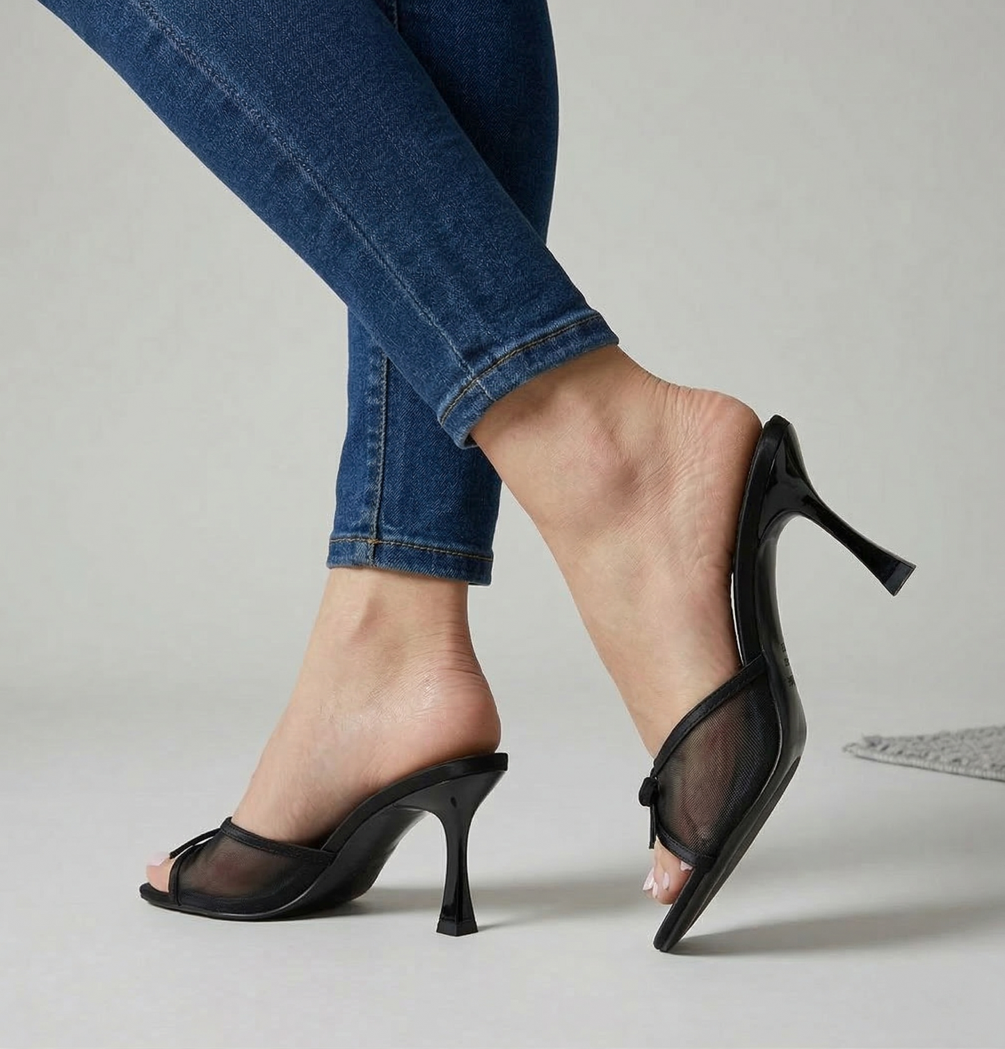Bella Bow Heels — cushioned slip-on shoes, view 6