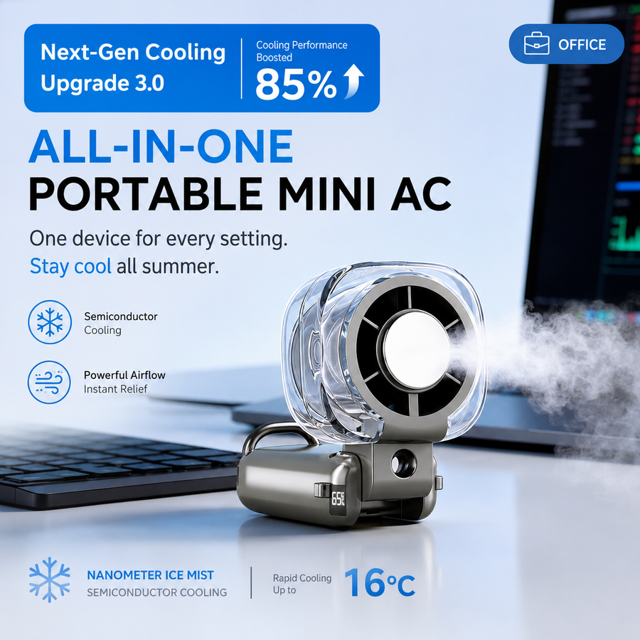 ALL| Arctic Mist desk mode portable mini AC office