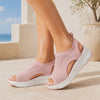 BLUSH | Cloudstep Comfort Sandal blush pink in motion