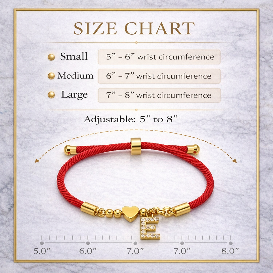 Love Initial Bracelet