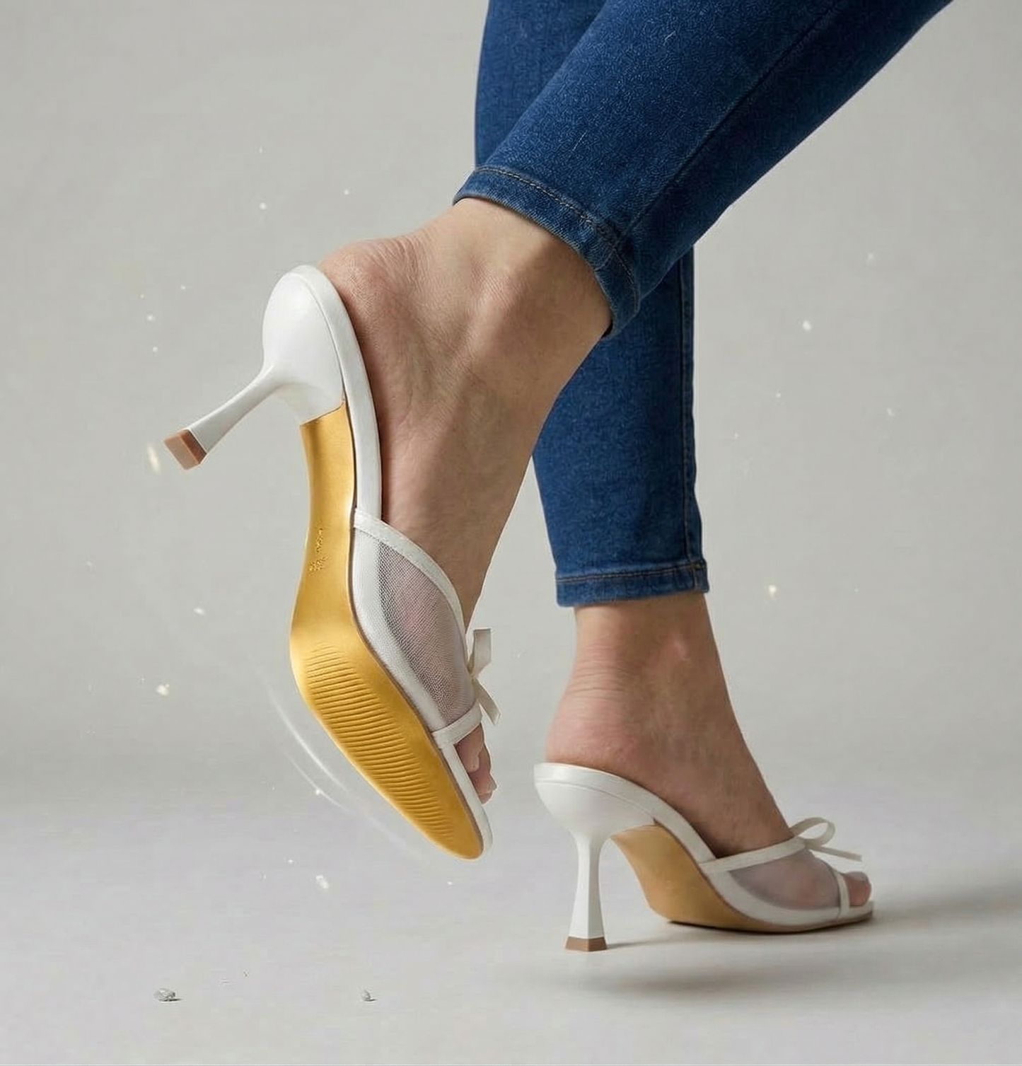 Bella Bow Heels — cushioned slip-on shoes, view 12