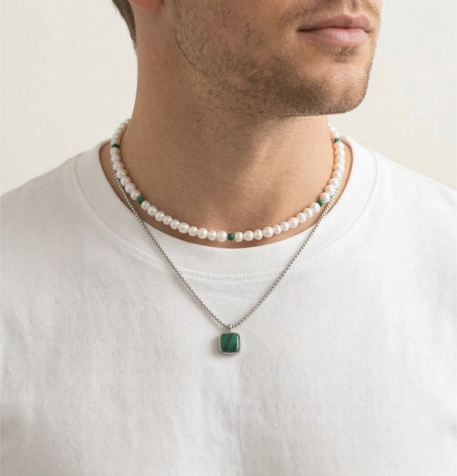 Monaco Pendant — dainty necklace, view 5
