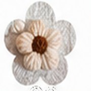 Cream Daisy charm