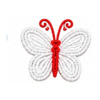 White Butterfly charm